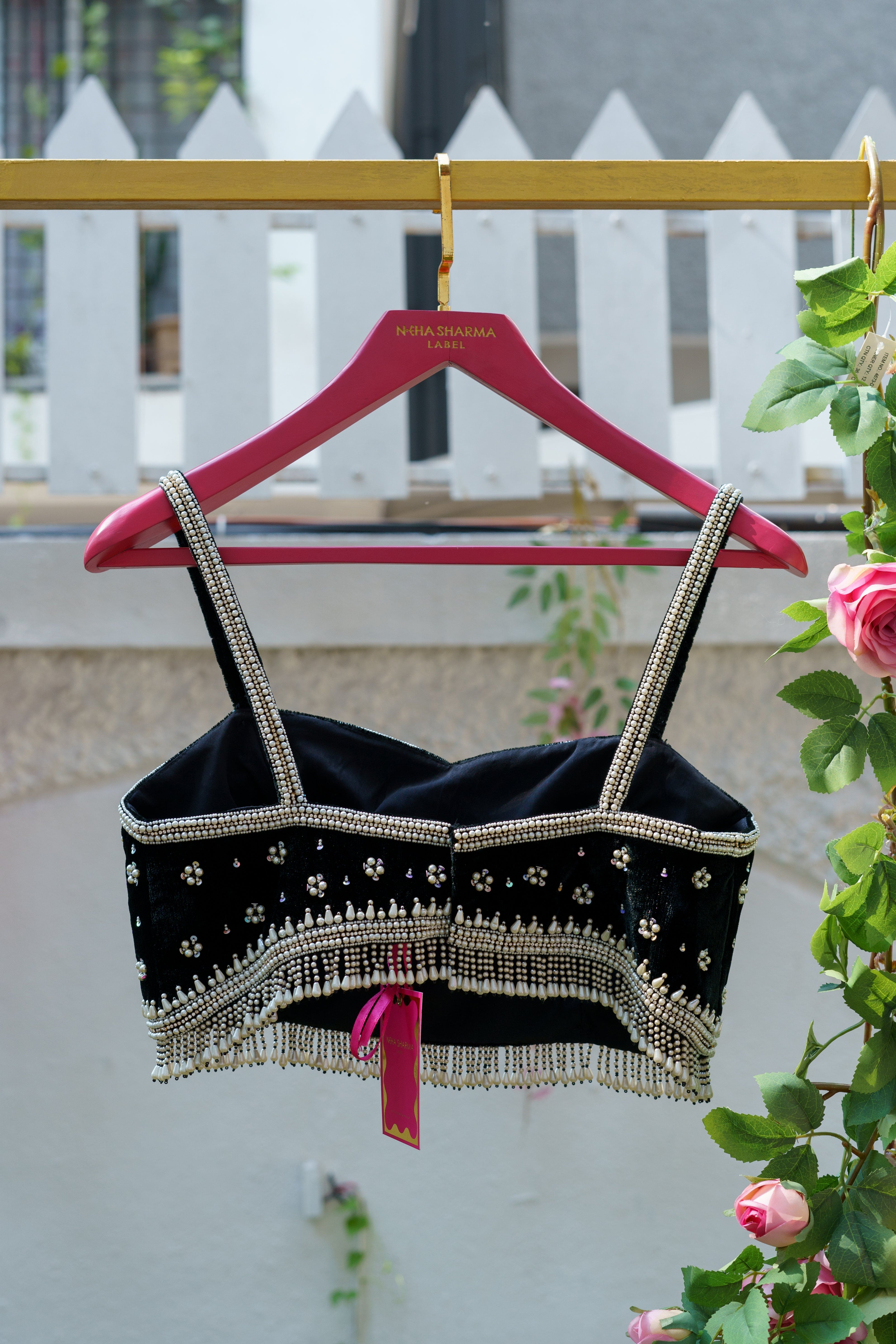 Noir Pearl Grace Blouse